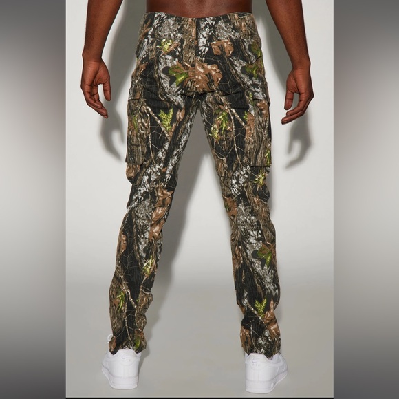 NWT Nova Men Green Summer Games Slim Cargo Pants - Picture 5 of 8